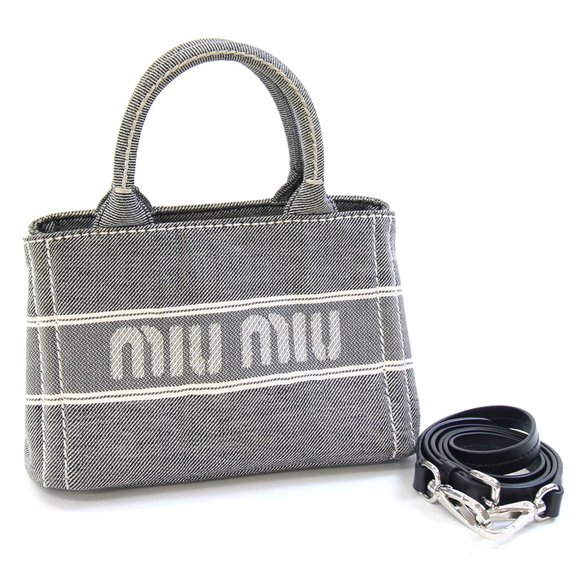 MIU MIU Gray Shoulder Bag - Picture 1 of 7